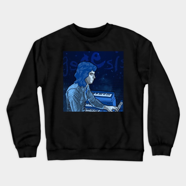 Tony // Genesis - Tony Banks Crewneck Sweatshirt by ErineBoness